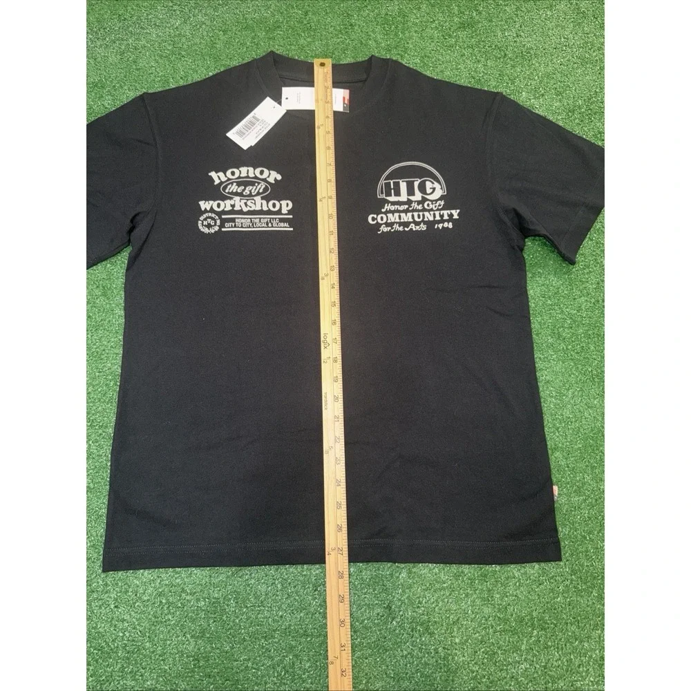 Honor The Gift Men's Small Black Graphic T-Shirt Short Sleeve Streetwear NWT